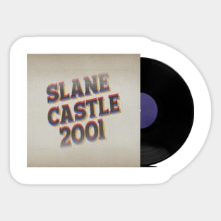 RETRO VINYL CASTLE IRELAND 2001 Sticker